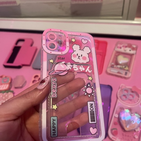 iPhone 13 Pro iPhone case lot- pop sockets, wallet cases, Hello kitty, pink - Picture 9 of 13